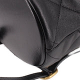 CHANEL MINI LOGO QUILTED BACKPACKS BLACK