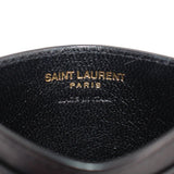 SAINT LAURENT TRI COLOR CARD WALLETS BLACK