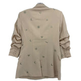 CINQ A SEPT EMBROIDERED BLAZERS CREAM XS