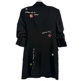 CINQ A SEPT JEWELED BLAZERS BLACK XS