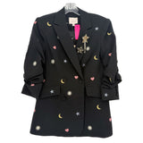 CINQ A SEPT EMBROIDERED BLAZERS BLACK XS