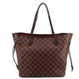 LOUIS VUITTON NEVERFULL MM W/INSERT TOTES DAMIER EBENE