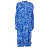 SALONI RUFFLE DRESSES BLUE S | 2