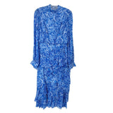SALONI RUFFLE DRESSES BLUE S | 2