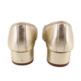 VERONICA BEARD METALLIC FLATS GOLD 9 US
