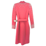 BADGLEY MISCHKA PEARL OUTERWEAR CORAL XS