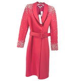 BADGLEY MISCHKA PEARL OUTERWEAR CORAL XS