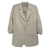 ELIZABETH & JAMES ONE BUTTON BLAZERS CREAM S | 2