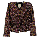 L'AGENCE SEQUIN JACKETS BLK/PINK XS