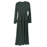 SIMKHAI LONG SLEEVE DRESSES GREEN M