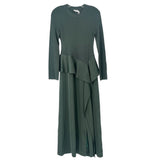 SIMKHAI LONG SLEEVE DRESSES GREEN M