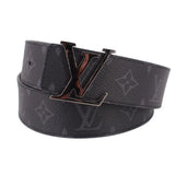 LOUIS VUITTON 40MM INITIALES REVERSIBLE BELTS MONOGRAM ECLIPSE 85 | 34 | US M