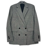 THEORY PLAID BLAZERS GRAY XS