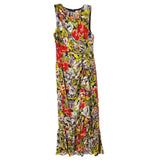 CINQ A SEPT FLORAL DRESSES BLACK/GREEN XS | 0
