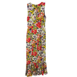 CINQ A SEPT FLORAL DRESSES BLACK/GREEN XS | 0
