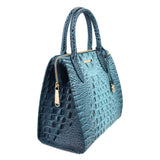 BRAHMIN SMALL CAROLINA SATCHELS BLUE