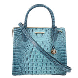 BRAHMIN SMALL CAROLINA SATCHELS BLUE