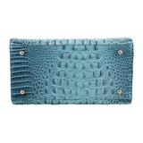 BRAHMIN SMALL CAROLINA SATCHELS BLUE