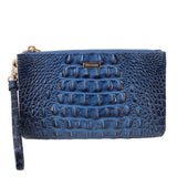 BRAHMIN DAISY WRISTLET POUCHES MARITIME