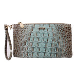 BRAHMIN DAISY WRISTLET POUCHES BLUEBELL