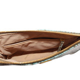 BRAHMIN DAISY WRISTLET POUCHES BLUEBELL