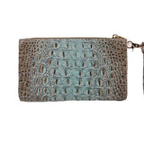 BRAHMIN DAISY WRISTLET POUCHES BLUEBELL