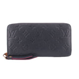 LOUIS VUITTON ZIPPY WALLETS NAVY EMPRIENTE