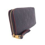 LOUIS VUITTON ZIPPY WALLETS NAVY EMPRIENTE