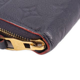 LOUIS VUITTON ZIPPY WALLETS NAVY EMPRIENTE