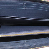 LOUIS VUITTON ZIPPY WALLETS NAVY EMPRIENTE