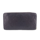 LOUIS VUITTON ZIPPY WALLETS NAVY EMPRIENTE
