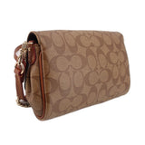 COACH MINI RUBY SIGNATURE CROSSBODYS BROWN