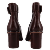 ANTONIO MELANI BUCKLE BOOTIES BROWN 7 US