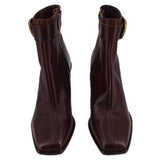 ANTONIO MELANI BUCKLE BOOTIES BROWN 7 US