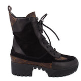 LOUIS VUITTON LAUREATE PLATFORM DESERT BOOTS MONOGRAM 41 EU | 10 US