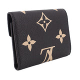 LOUIS VUITON VICTORINE WALLETS BLACK/BEIGE