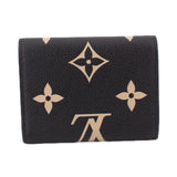 LOUIS VUITON VICTORINE WALLETS BLACK/BEIGE