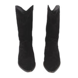 FREDA SALVADOR SUEDE BOOTS BLACK 9 US
