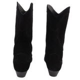 FREDA SALVADOR SUEDE BOOTS BLACK 9 US