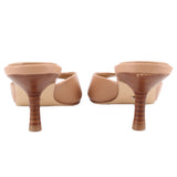 TONY BIANCO AJA HEELED MULE SANDALS NUDE 7 US