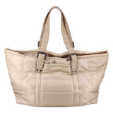 BOTTEGA SPINNAKER NYLON TOTES ECRU