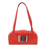 FERRAGAMO VINTAGE SHOULDER BAGS RED