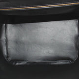 COACH LARGE KISSLOCK FRAME HANDLE BAG BLACK