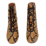 TORY BURCH SNAKE BOOTIES YELLOW 7 US