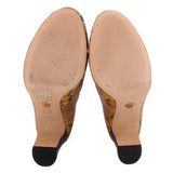 TORY BURCH SNAKE BOOTIES YELLOW 7 US
