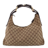 GUCCI HORSEBIT HOBO SHOULDER BAGS TAN