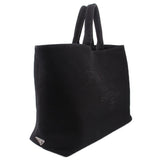 PRADA CANVAS DRILL TOTES BLACK