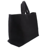PRADA CANVAS DRILL TOTES BLACK