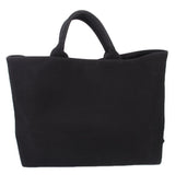 PRADA CANVAS DRILL TOTES BLACK