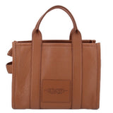 MARC JACOBS THE LEATHER MEDIUM TOTES BROWN